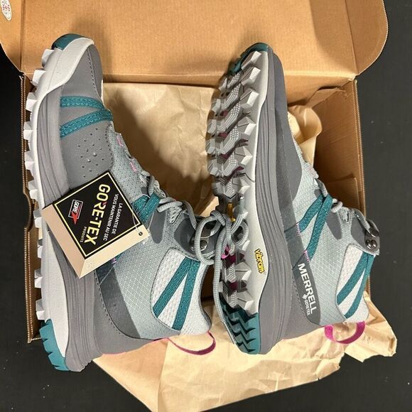 New Merrell Siren 4 Mid GTX Monument Hiking Boots Sneakers 8 - Picture 4 of 6